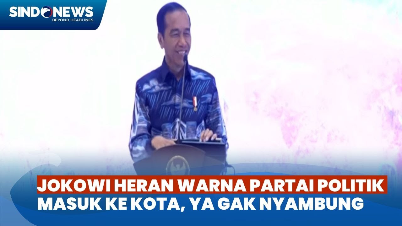 Jokowi Sentil Kepala Daerah Soal Cat Arsitektur Kota Yang Bernuansa ...