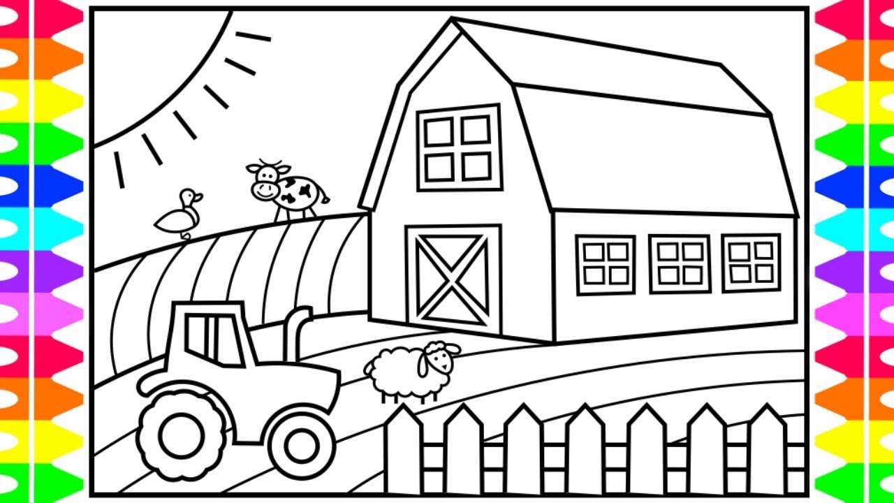 Easy To Draw Farmhouse Warehouse Of Ideas