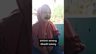 Mbok Samintul Seneng Dikei Kalung #mboksamini #samini #nurjannah #shorts