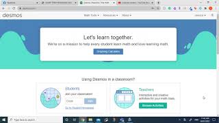 Creating a Desmos Activity