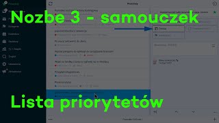 Lista priorytetów - Nozbe 3 tutorial (4/13)