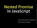 promise chaining javascript | nested promises with example in Hindi