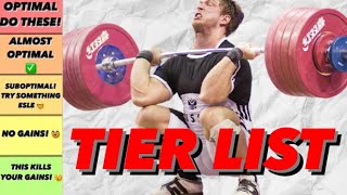 60 of BEST and WORST Squat Accessory Exercises RANKED! (Tier List)