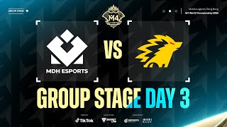 [EN] M4 Group Stage  Day 3 -  MDH vs ONIC