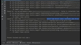 Failed to load driver class com.mysql.jdbc.Driver