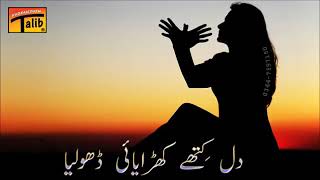 Dil kithy kharaya e talib hussain dard