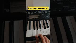 Ajeeb Dastan Hai Ye | ajeeb dastan hai yeh harmonium ( Lata Mangeshkar) #shorts #music #piano