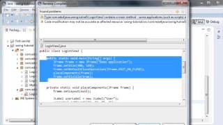 Anonymous inner class. Java Swing Video Tutorials 5