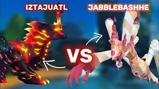 Jabblebashhe VS Iztajuatl in Creatures of Sonaria