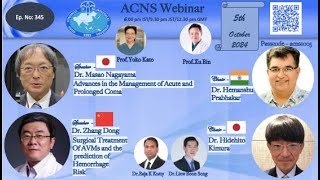 ACNS Webinar   Oct 5   Advances in Rx of Acute and Prolonged Coma \u0026 AVM Sx and Prediction of H'ghe