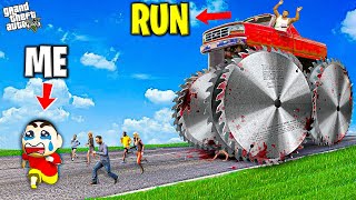 Shinchan Got Attacked by GIANT MONSTER TRUCK in Tamil | Happy Gamer