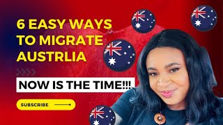 6  PATHWAYS To MIGRATE To AUSTRALIA \u0026 Secure Permanent Resident: Different Ways to Move to Australia