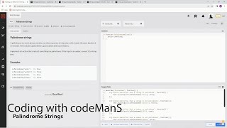 Codewars 8 kyu Palindrome Strings JavaScript
