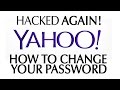 How To Change Your YAHOO e-mail Password How To Change Your YAHOO e-mail Password