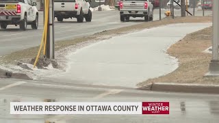 Ottawa County officials warn residents to avoid the roads