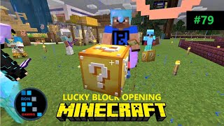 RON Opens Lucky Blocks With Friends | MINECRAFT