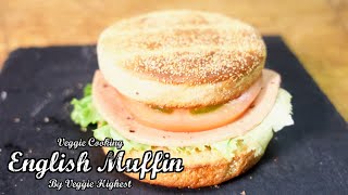 【バター不要】イングリッシュマフィン How to make English Muffin