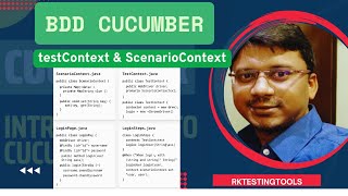 #8 BDD Cucumber TestContext & ScenarioContext - Selenium WebDriver Java | Maven