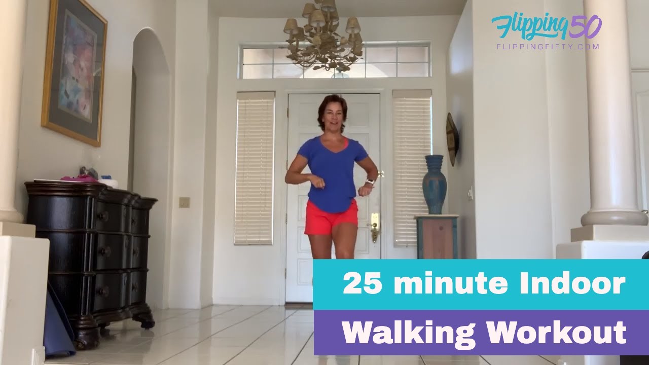 Indoor Walking Workout For Women Over 50 - YouTube