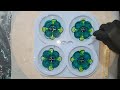 holographic flower resin coaster tutorial *redo coasters video 512*