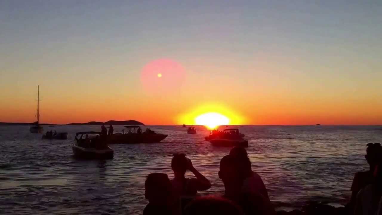 Sunset At Cafe Mambo Ibiza August 2013 Youtube