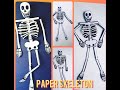 How to Make a Paper Skeleton /Crafting a Model of  Paper Skeleton