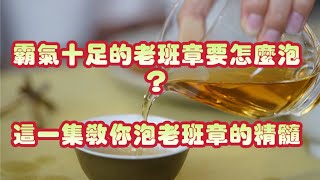 山頭風味品鑒系列課程：冲泡老班章的精髓所在，教你泡出張力十足的老班章茶湯。