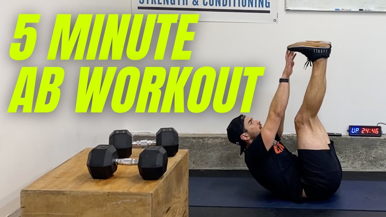 5 Minute Ab Workout Youtube