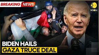 BREAKING: Joe Biden Hails Gaza Ceasefire Deal In White House Farewell Speech | WION