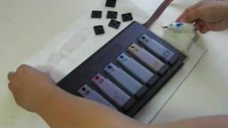 CISS  Instruction for HP 02 Piano Style -  Continous Ink Supply System