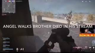 How angelwalks brother died in his stream (RIP) (full video)