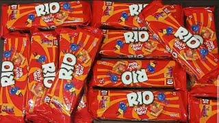 Lots Of Rio Fruity Treat Rs:25 , lots Of Biscuits Opening Video | Unboxing Video #asmr