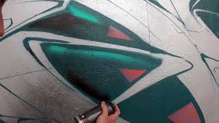 Graffiti ASEM - GRAFFITI CHROME FULL PIECE TIMELAPSE