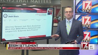 Santander settles auto-lending claims for $550M