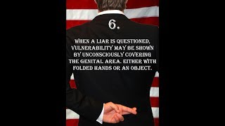 Deception Tip 6 - Covering Genitals - How To Read Body Language