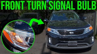 How to Replace Front Turn Signal Bulb - Kia Sorento (2011-2015)