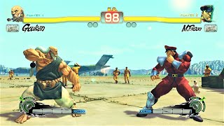 Gouken vs M. Bison (Hardest AI) - Ultra Street Fighter IV