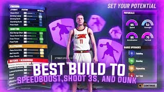 NBA 2k20 Best Tall All Around Guard Build To Speedboost Shoot 3s & Dominate Paint | Best 2k20 Builds