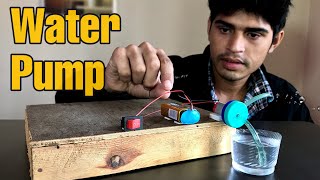 How to Make Water Pump at Home Very Easy | Crafts in Hindi