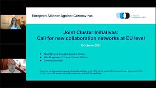 20211006 EAAC - Joint Cluster Initiatives: Call for New Collaboration networks at EU Level