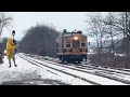 w004 sperry the doodlebug built in 1904 testing the rail @ amsterdam ny filmed december 8th 2024