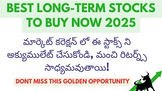 Best Long-Term Stocks to Buy in 2025 | Stock Market Tips in Telugu