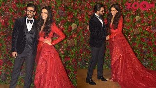 Deepika Padukone & Ranveer Singh Wedding Reception First pictures & video