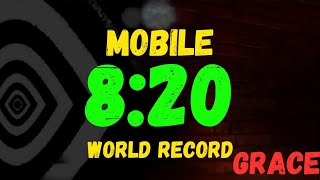 [Roblox: Grace] SOLO SPEEDRUN MOBILE WORLD RECORD 8:20 (FORMER RECORD)