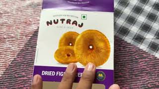 Nutraj Dried Figs Anjeer Product Unboxing | Shivam Goswami