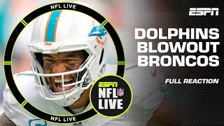 Miami Dolphins RECORD-BREAKING Sunday 🐬 Sean Payton NOT HAPPY with the Broncos 😳 | NFL Live