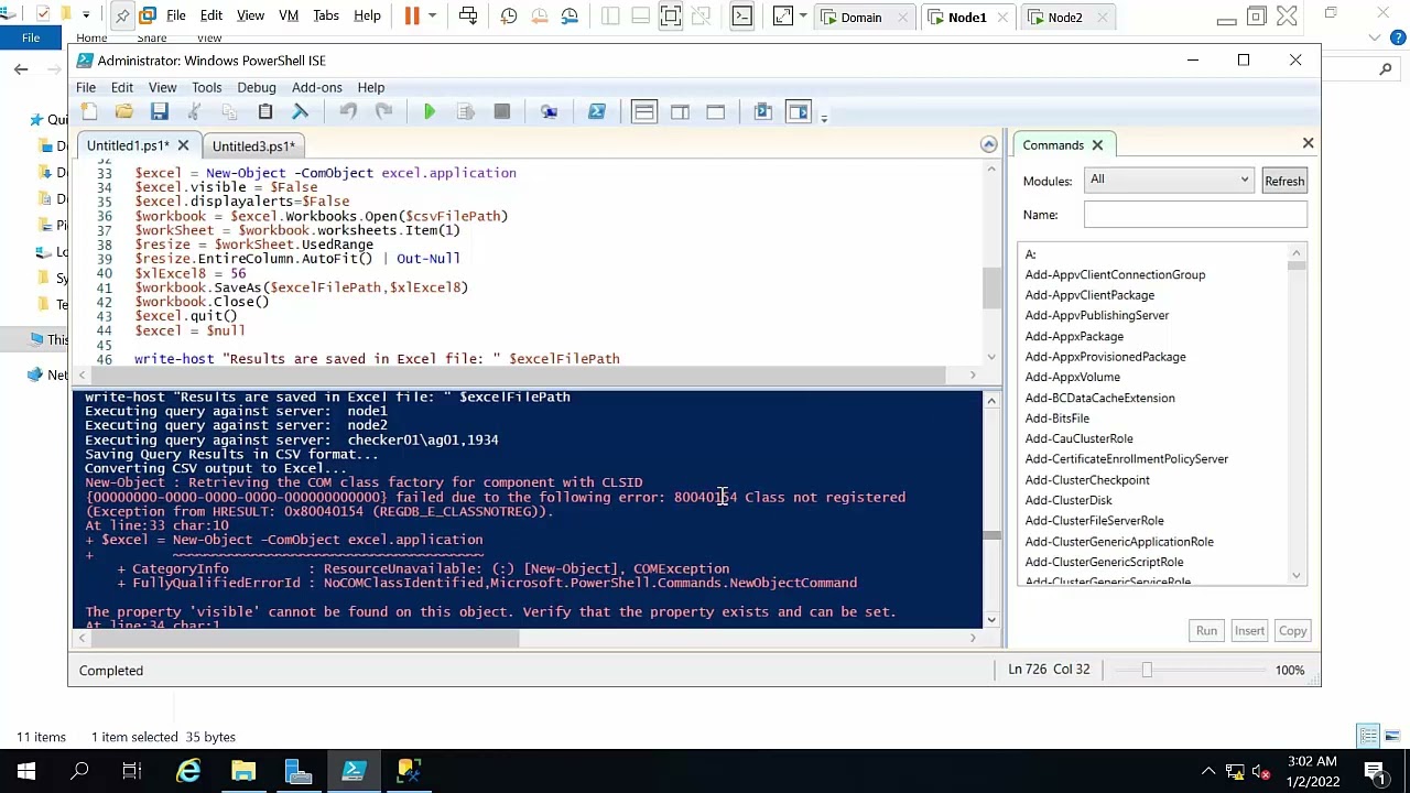 How To Run A Sql Query On Multiple Sql Servers Using Powershell Youtube