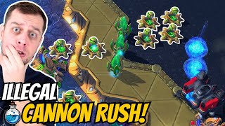 This Cannon Rush literally feels ILLEGAL! | StarCraft 2