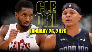 Cleveland Cavaliers vs Orlando Magic Full Game Highlights – January 26, 2026 | NBA Season