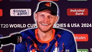 Sybrand Engelbrecht (Netherlands player) post-match press conference | Netherlands v South Africa 🏏